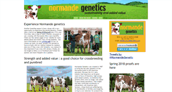Desktop Screenshot of normandegenetics.com